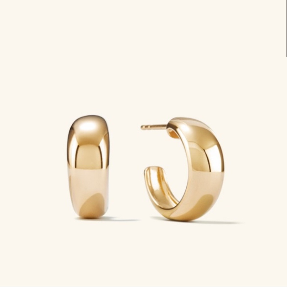 Mejuri Dome Hoop Earrings
